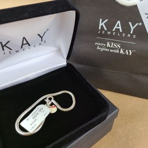 Hello Kitty Sterling Silver Charm Bracelet